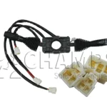 CHAVE REVERSAO TRANSMISSAO/ SETA/ FAROL (3plugs 5pinos/ 3pinos/ 3pinos/ 1pino)