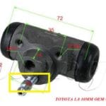 CILINDRO FREIO RODA 1.0-1.8T TOYOTA