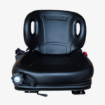 banco operador empilhadeira com trilho, cinto, reclinável, regulagem peso, suspensão e sensor