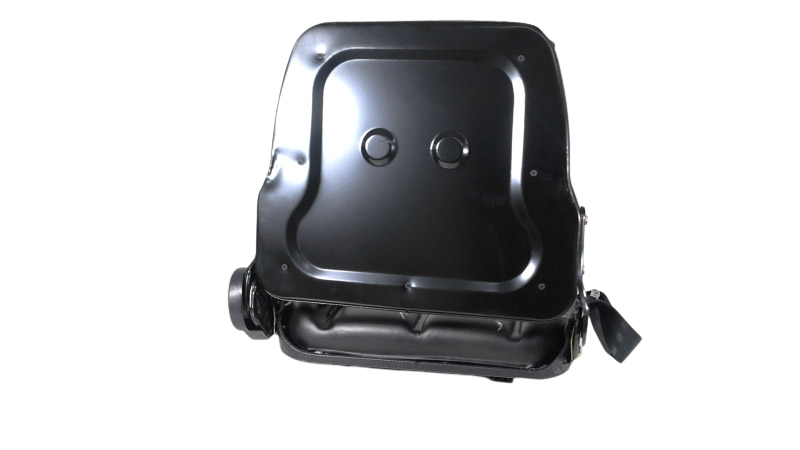 banco operador com trilho, cinto e reclinável