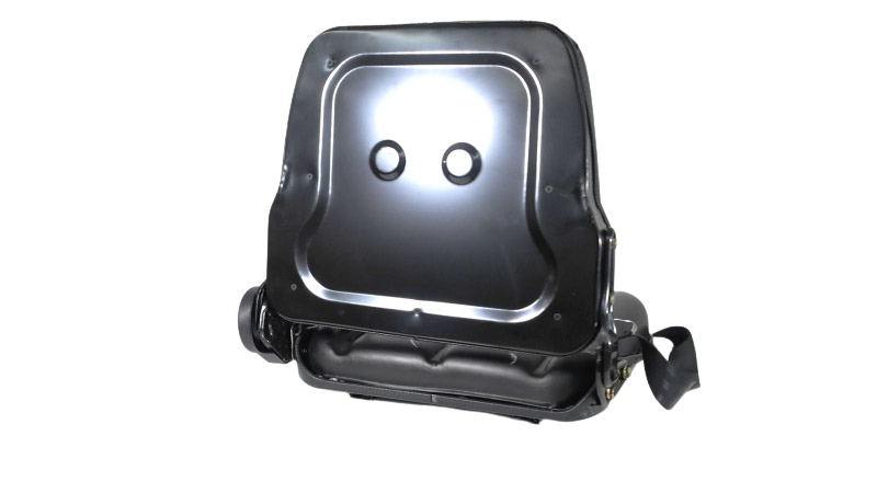 banco operador com trilho, cinto e reclinável