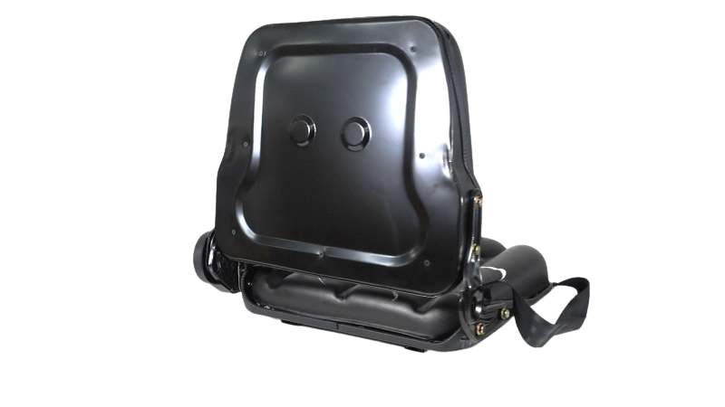 banco operador com trilho, cinto e reclinável