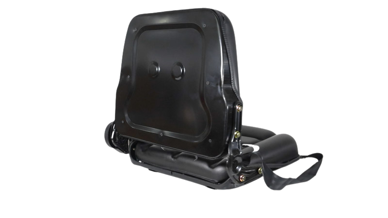 banco operador com trilho, cinto e reclinável