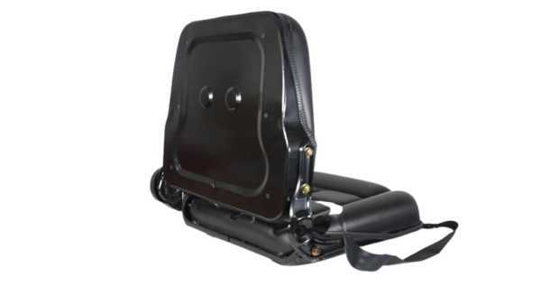 banco operador com trilho, cinto e reclinável