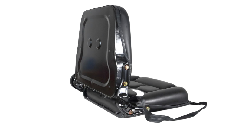 banco operador com trilho, cinto e reclinável