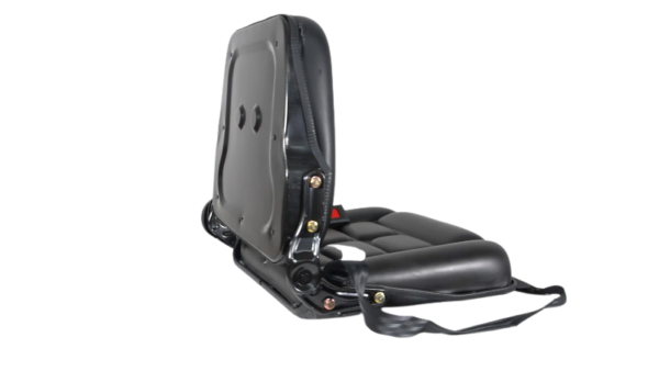 banco operador com trilho, cinto e reclinável