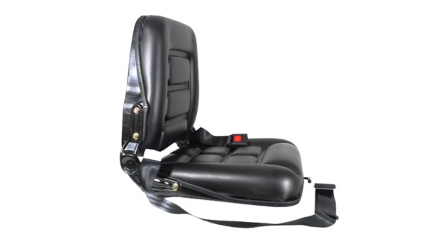 banco operador com trilho, cinto e reclinável