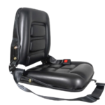 banco operador com trilho, cinto e reclinável