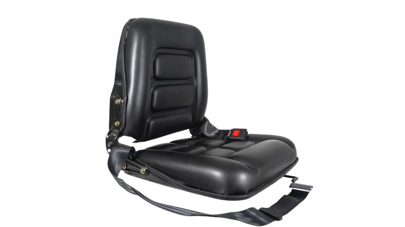 banco operador com trilho, cinto e reclinável