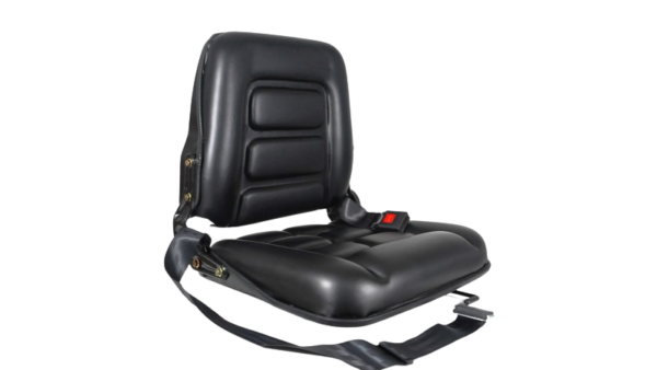 banco operador com trilho, cinto e reclinável