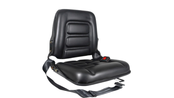 banco operador com trilho, cinto e reclinável