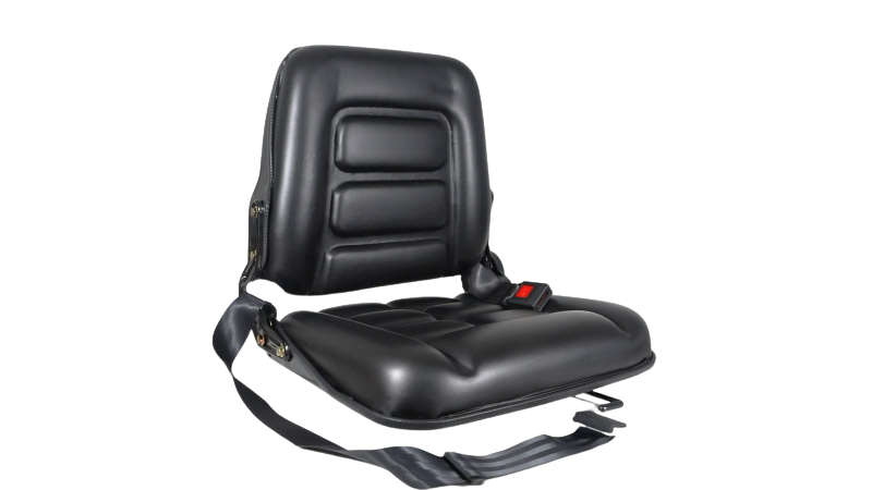 banco operador com trilho, cinto e reclinável