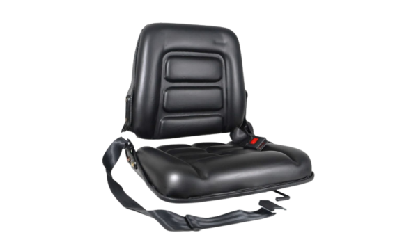 banco operador com trilho, cinto e reclinável