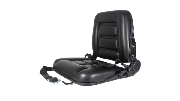 banco operador com trilho, cinto e reclinável