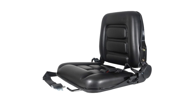 banco operador com trilho, cinto e reclinável