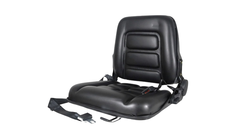 banco operador com trilho, cinto e reclinável