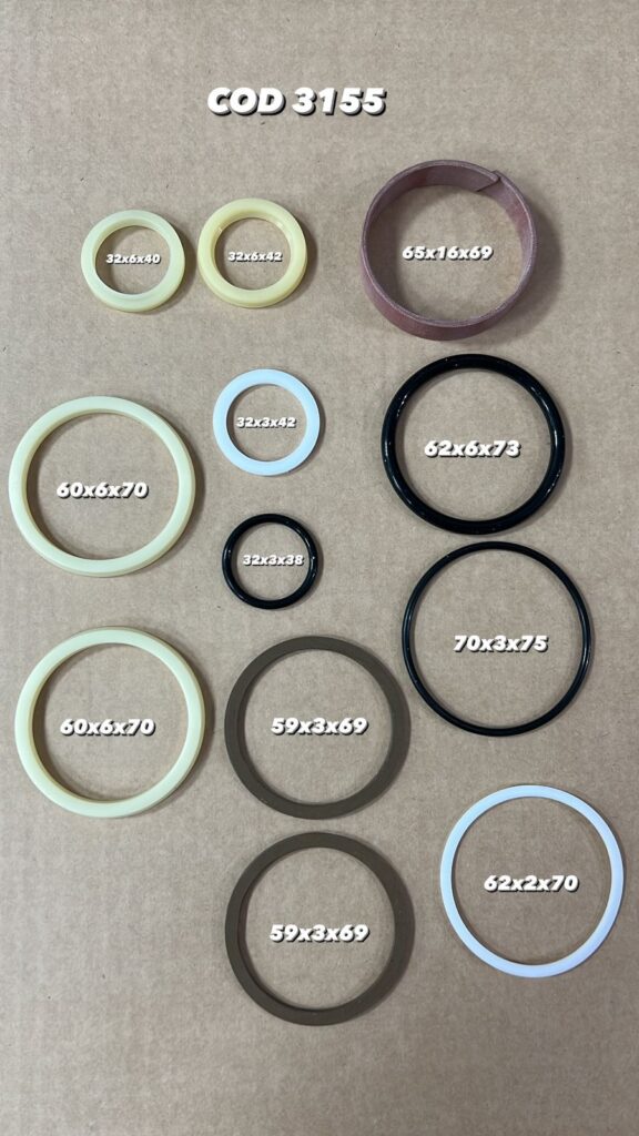 KIT VEDACAO CILINDRO INCLINACAO GOODSENSE/WECAN 2.5-3.0TON (32MM) T1