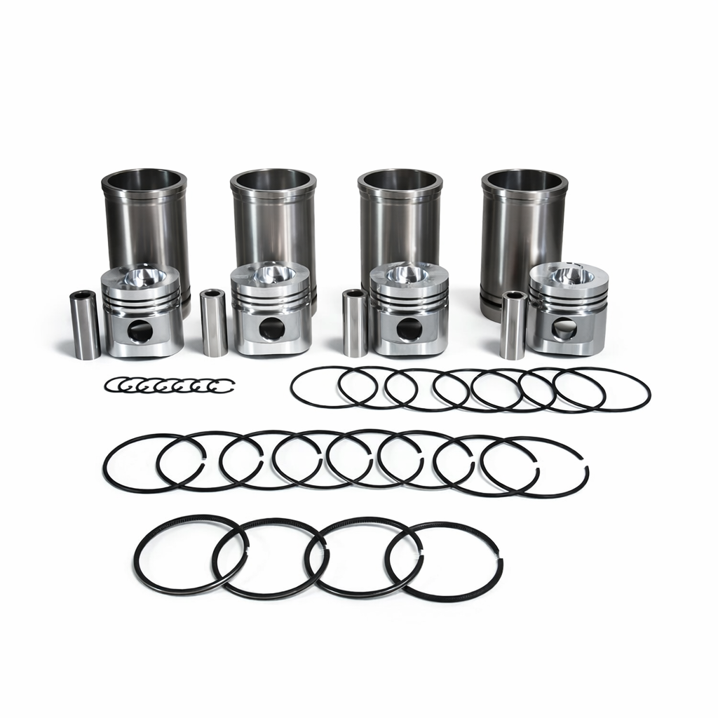 kit camisa / pistão / anéis motor xinchai c490bpg (1kit = 4 cilindros) 88.5mm