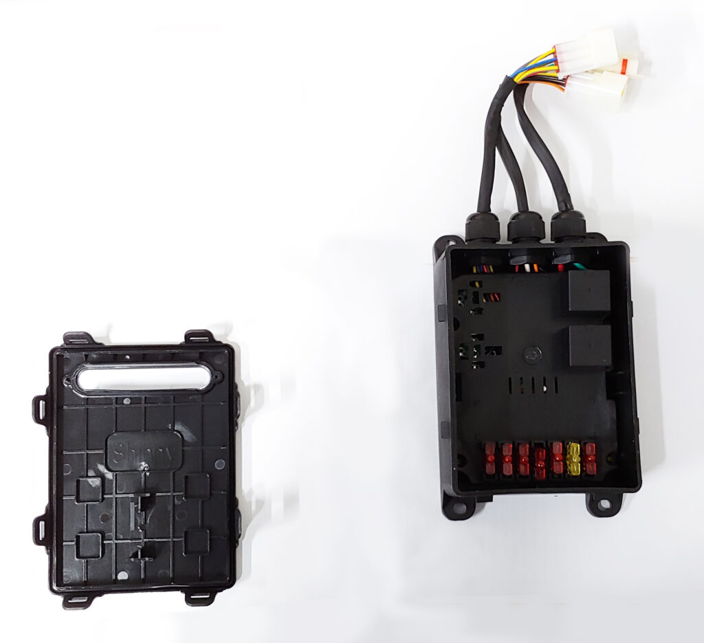 caixa controle comando eletrico 12v heli h2000