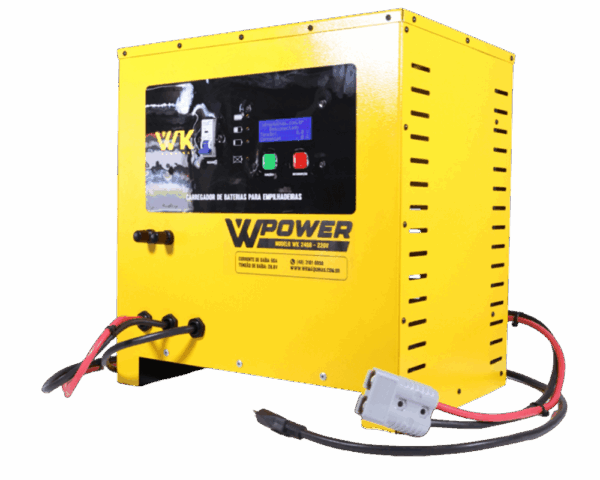 carregador de bateria estacionária / tracionária 24v 60a wk