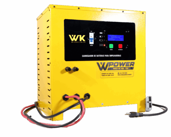 carregador de bateria estacionária / tracionária 24v 60a wk