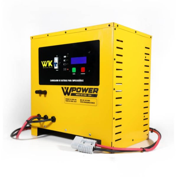 carregador de bateria estacionária / tracionária 24v 60a wk